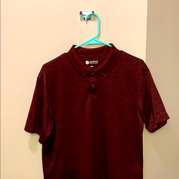 Haggar Dark Burgundy Medium Polo - Picture 1 of 1